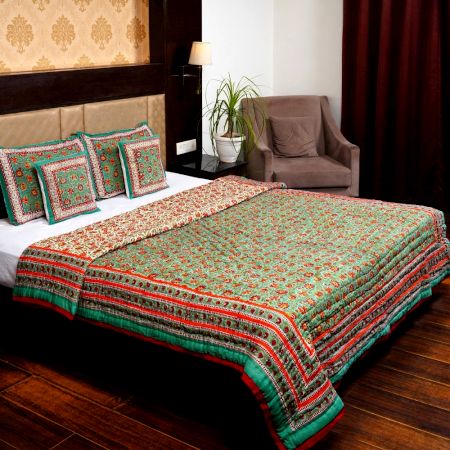 Green Harmony Reversible Quilt